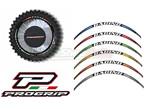 Adesivi Cerchi Motocross da 17'' 18'' 19'' 21'' Progrip