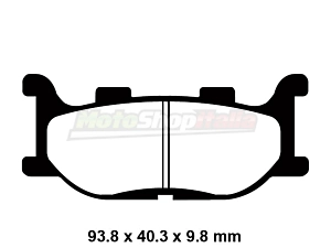 Pastiglie Freni T-Max 500 (04>07) - Skyliner Majesty 250/400 Anteriori EBC Brakes