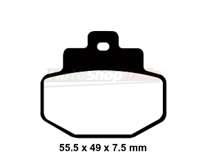 Pastiglie Freni SuperHexagon - Vespa GT/GTS/GTV Posteriori EBC Brakes
