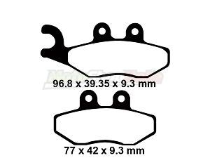 Pastiglie Freni Nexus Runner DNA 50/125/150/180/200/300 Anteriori EBC Brakes
