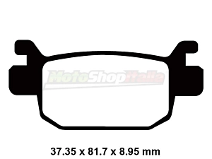 Pastiglie Freni Forza 250 - SH 300 - S-Wing 125/150 Posteriori EBC Brakes
