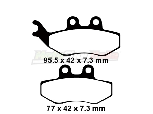 Pastiglie Freni TZR DT X-Limit XT 50/125 Anteriori EBC Brakes