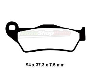 Pastiglie Freni YZF 125 TT 600 XTZ 660 Anteriori EBC Brakes