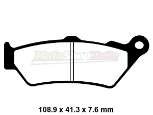 Pastiglie Freni Motò - ETV Caponord - Pegaso 650 Anteriori EBC Brakes