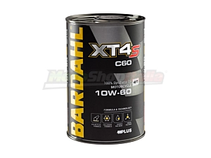 Olio Bardahl XT4-S C60 10W-60 Moto 4T Lubrificante 100% Sintetico