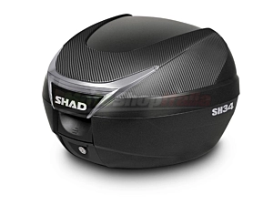 Shad Top Case SH34 Maxi-Scooter and Scooter with Plate