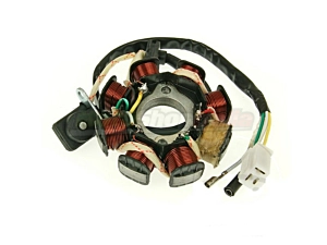 Stator Scooter China Engine GY6 50 4T QMB/A139 8-1 Coils