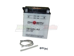 Battery YB12AL-A Madison K 400 - RS 250 Okyami