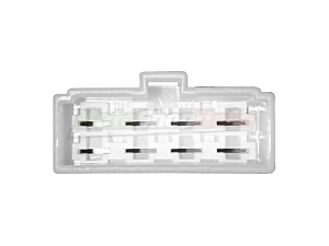 Connettore Elettrico Femmina Regolatore Tensione Rettangolare 8 Faston Medi