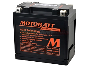 Batteria Motobatt MBTX12UHD AGM Sigillata Precaricata Alte Prestazioni