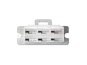 Connettore Elettrico Maschio Regolatore Tensione Rettangolare 6 Faston Medi