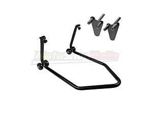Cavalletto Alza Moto Anteriore a Rulli