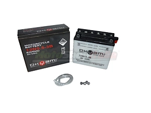 Battery 12N5,5-3B Okyami Lead/Acid 12 Volt