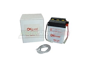Battery 6N4-2A Okyami Lead/Acid 6 Volt