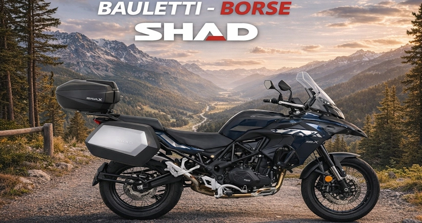 Bauletti, borse e valigie moto SHAD per touring e scooter